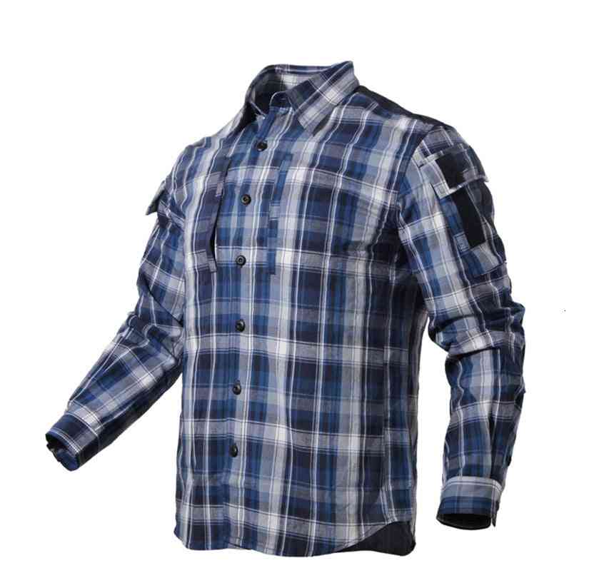 Langarm-Baumwollhemd für Männer / Frauen