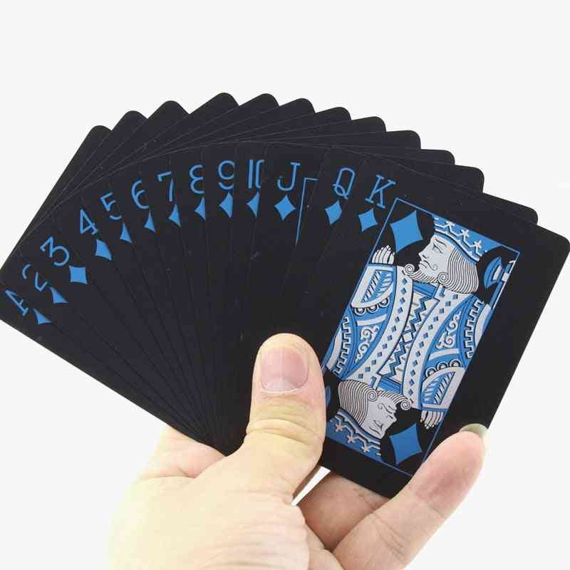 Plastový pvc poker vodotěsný, hrací karty, kreativní odolný poker pro