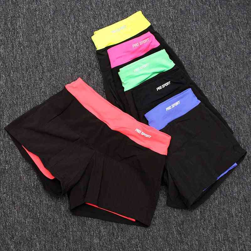 Women Quick Drying Double Layer Short For Outdoor Sports