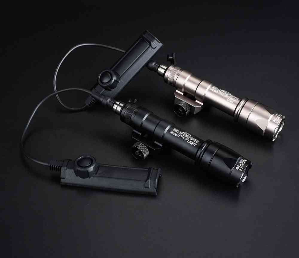 Airsoft Surefire Scout Light Tactical Weapon Light Torch With Dual Function Switch Pressure