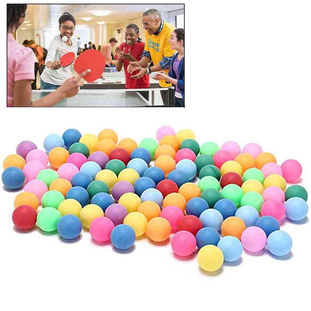Colored Table Tennis Pingpong Balls For Game Activity
