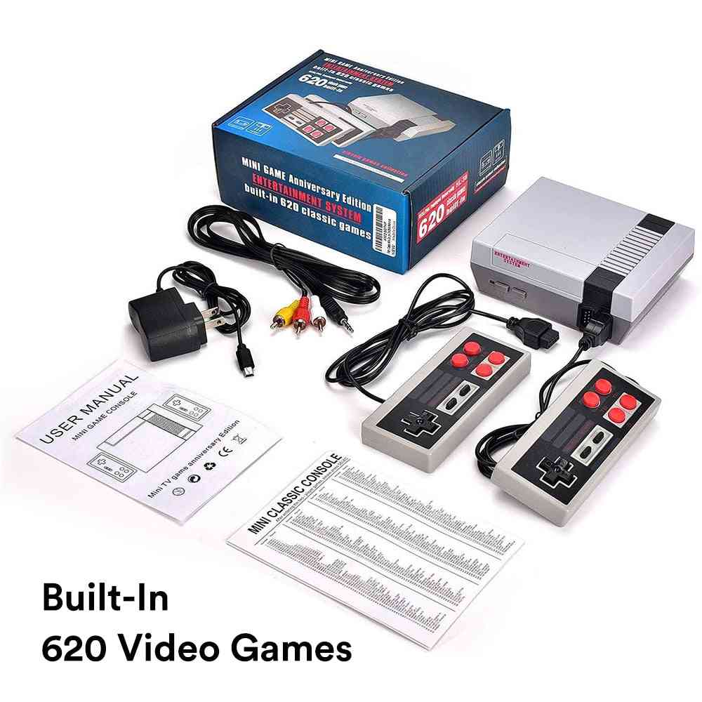 Built-in 620 Game, Retro Video Console For Family