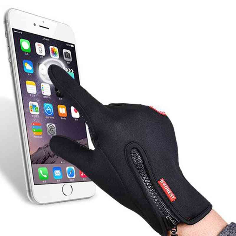Classic Touch Screen And Windproof Horse Riding Gloves