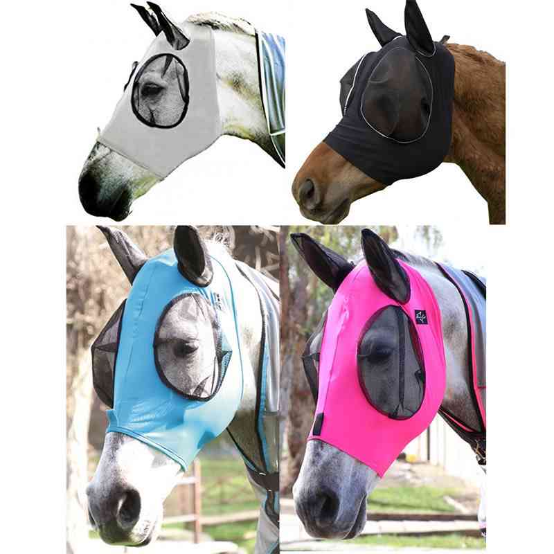 Detachable Horse Face And Head Ear Cover