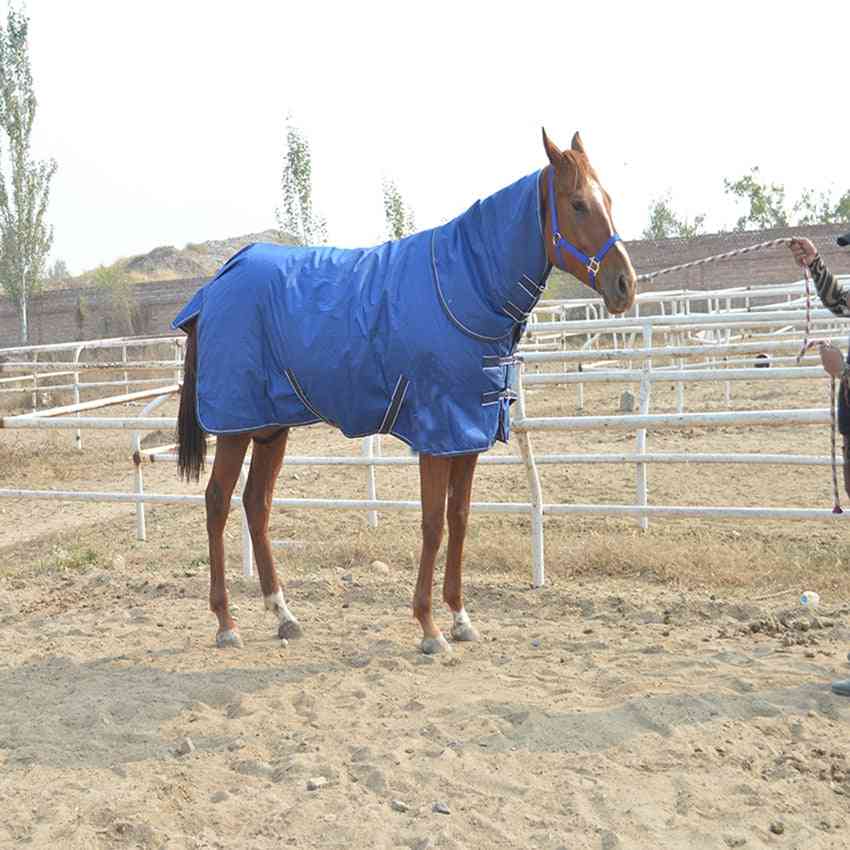 Grube, ciepłe zimowe ubrania przeciwdeszczowe i wodoodporne dla koni
