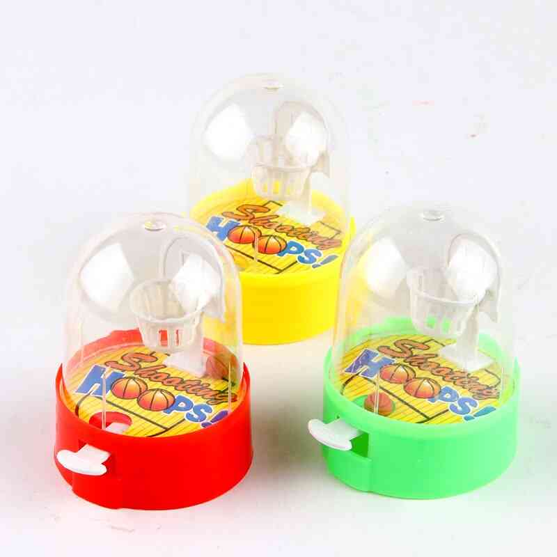 Cute Mini Basketball Machine, Handheld Finger Ball Reduce Pressure Player Shooting Puzzle, Toy