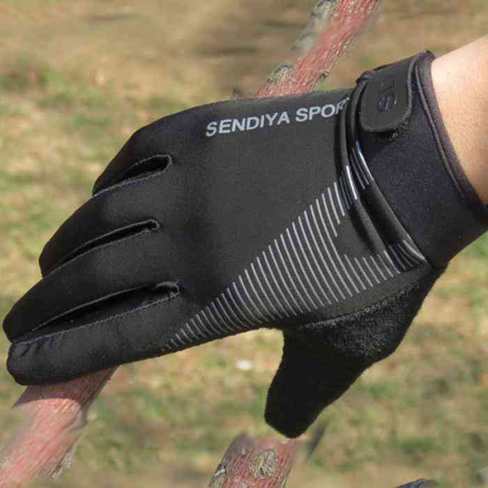 Plné pokrytí prstů, dotykové sportovní rukavice