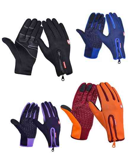 Fleece Mobile Phone, Touch Screen Bicycle, Outdoor Running Gloves