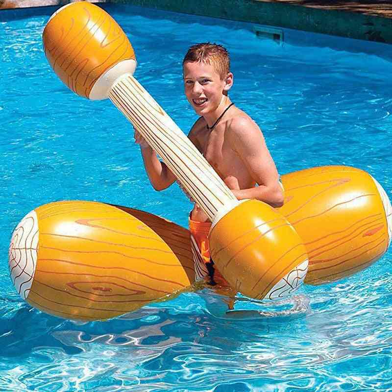Joust Pool Float Game, Inflatable Swimming Bumper, Racing Boat, Water Sports Toy