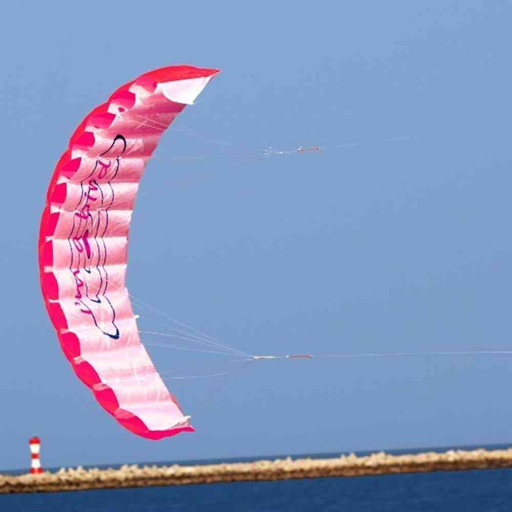 Dual-line, Mix-color, Stunt Parachute, Soft Parafoil, Sail Surfing Kite Sport For Outdoor Activity Flying Kite
