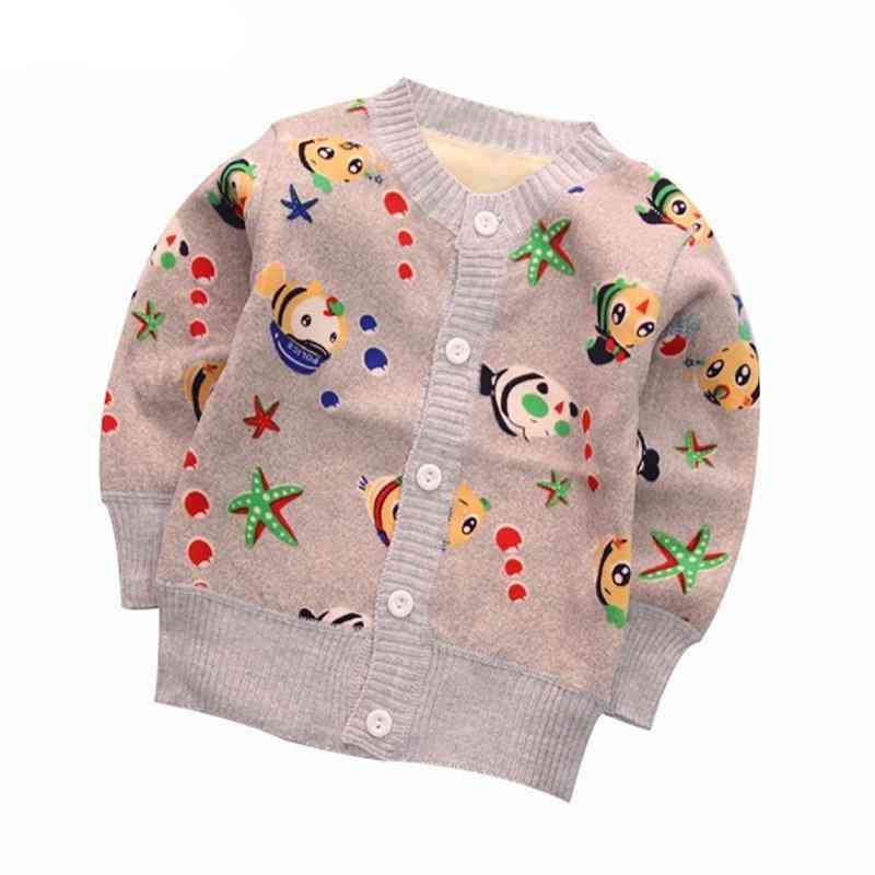 Cardigan tricotat toamnă iarnă pentru copii