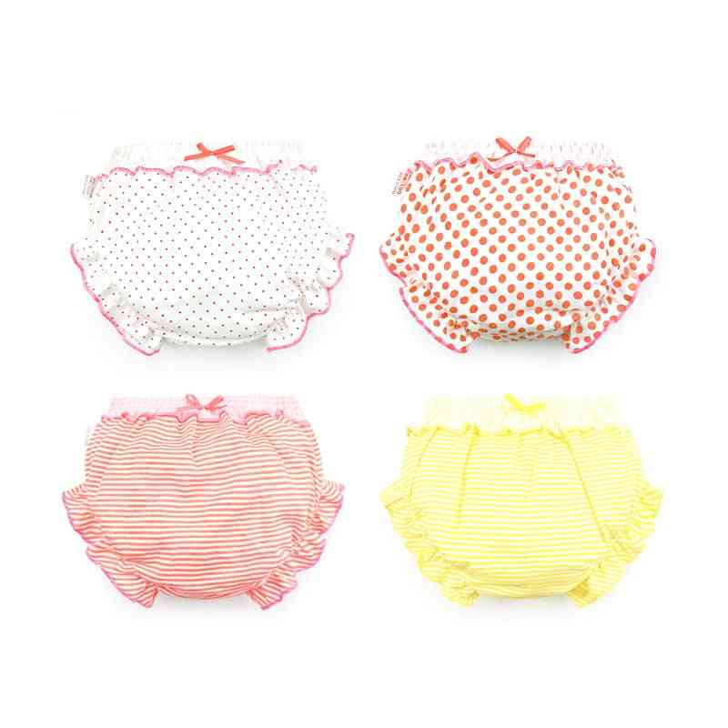 Lovely Bow Striped Cotton Panties For