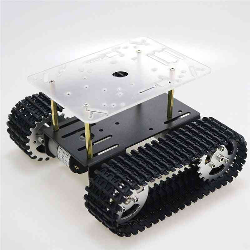 Inteligentní robotový podvozek s pásovým podvozkem s motorem