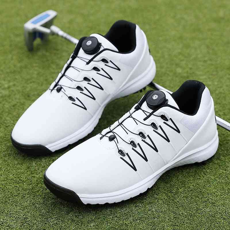 Calzado deportivo de golf profesional impermeable y resistente al desgaste.