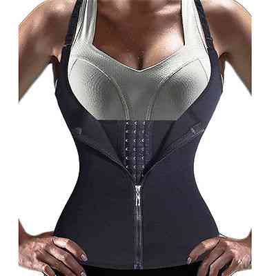 Neoprene, Sauna Sweat Vest- Women Body Slimming Shape Wear