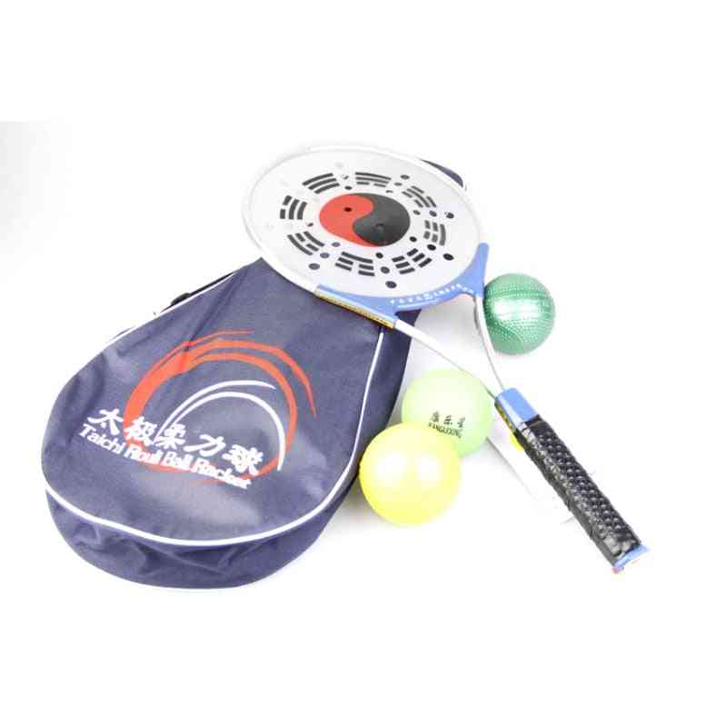 Rouli Ball And Racket For Soft Body Power Strength Exercise Indoor / Outdoor Easy To Use