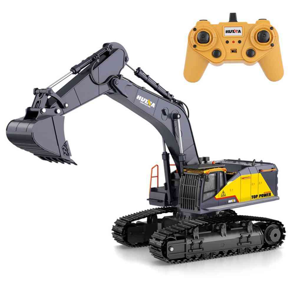 Remote Control Alloy Excavator Trucks Toy For Kids
