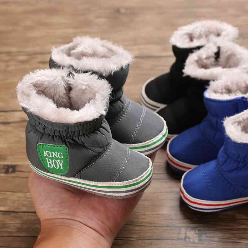 Fată băiat pantofi de zăpadă ghete nou-născute de iarnă, încălțăminte caldă cu talpă moale antiderapantă