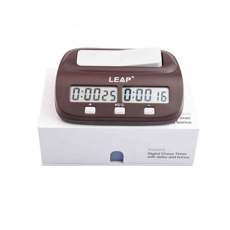 Chess Clocks Professional Portable Digital Board Competition, Count Up Down Games, Electronic Alarm Stop Timer