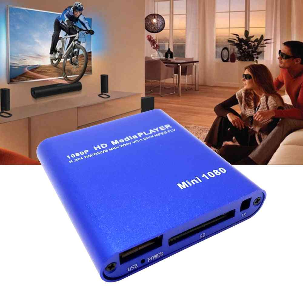 Mini Full Hd, External Media Player With Remote