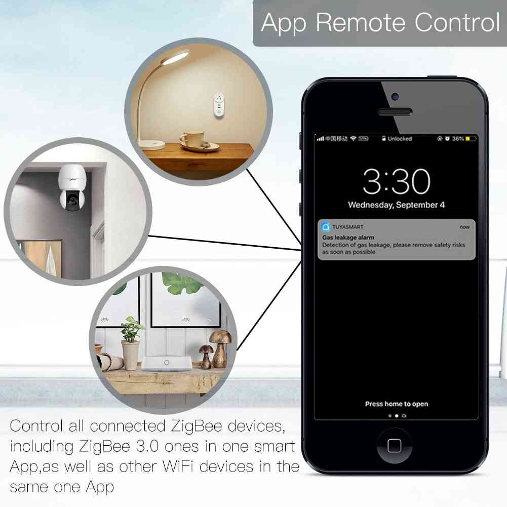 Smart Gateway Hub, Wireless Remote Controller Works With Alexa Google Home