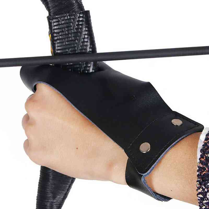 Left Hand Archery Protector Glove And Finger Guards