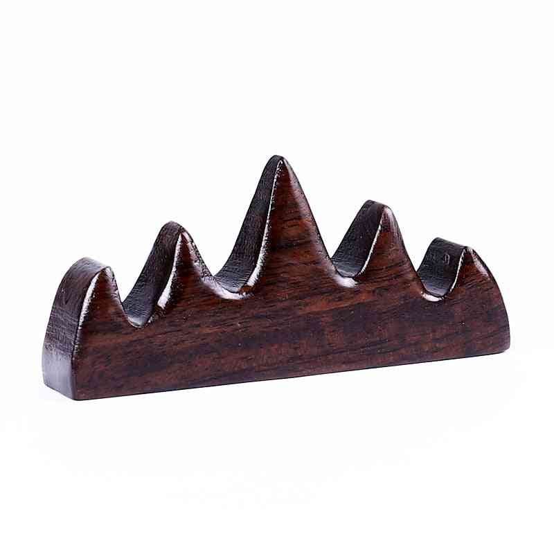 Traditional Calligraphy Pen And Brush Holder Wooden Rack