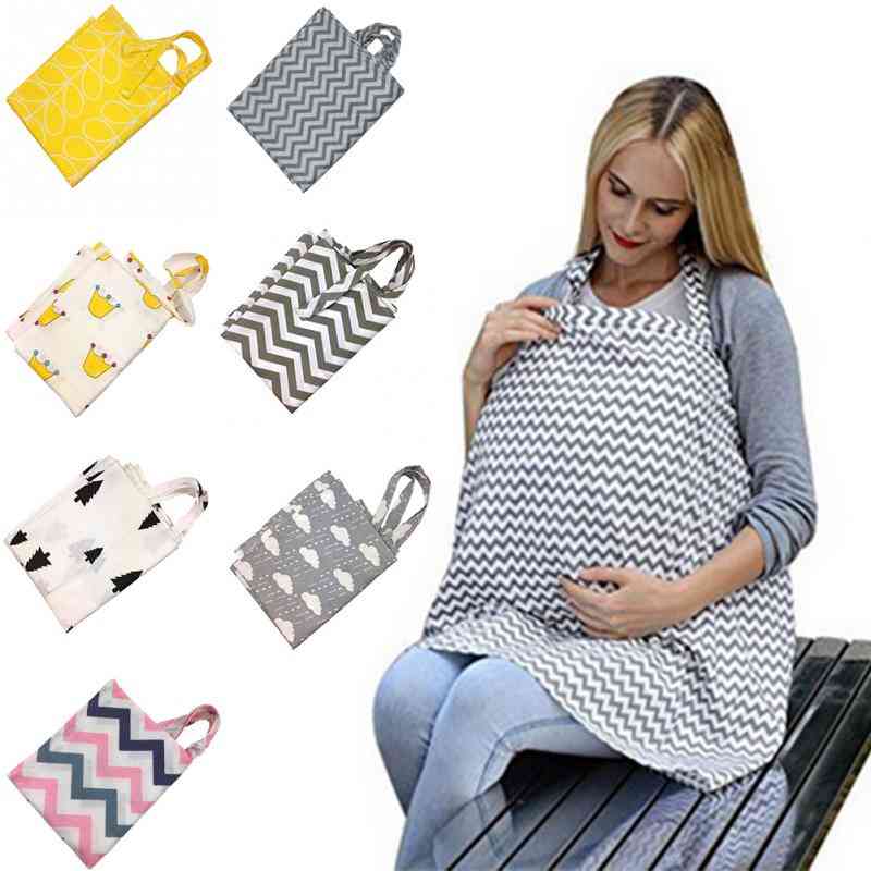 Cotton Maternity Infant Breathable Nursing, Baby Breastfeeding Cover