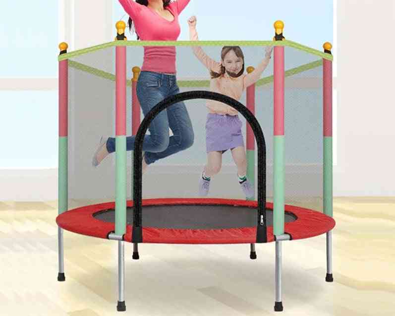 Indoor Trampoline Baby Bouncers With Guardrail Fitness