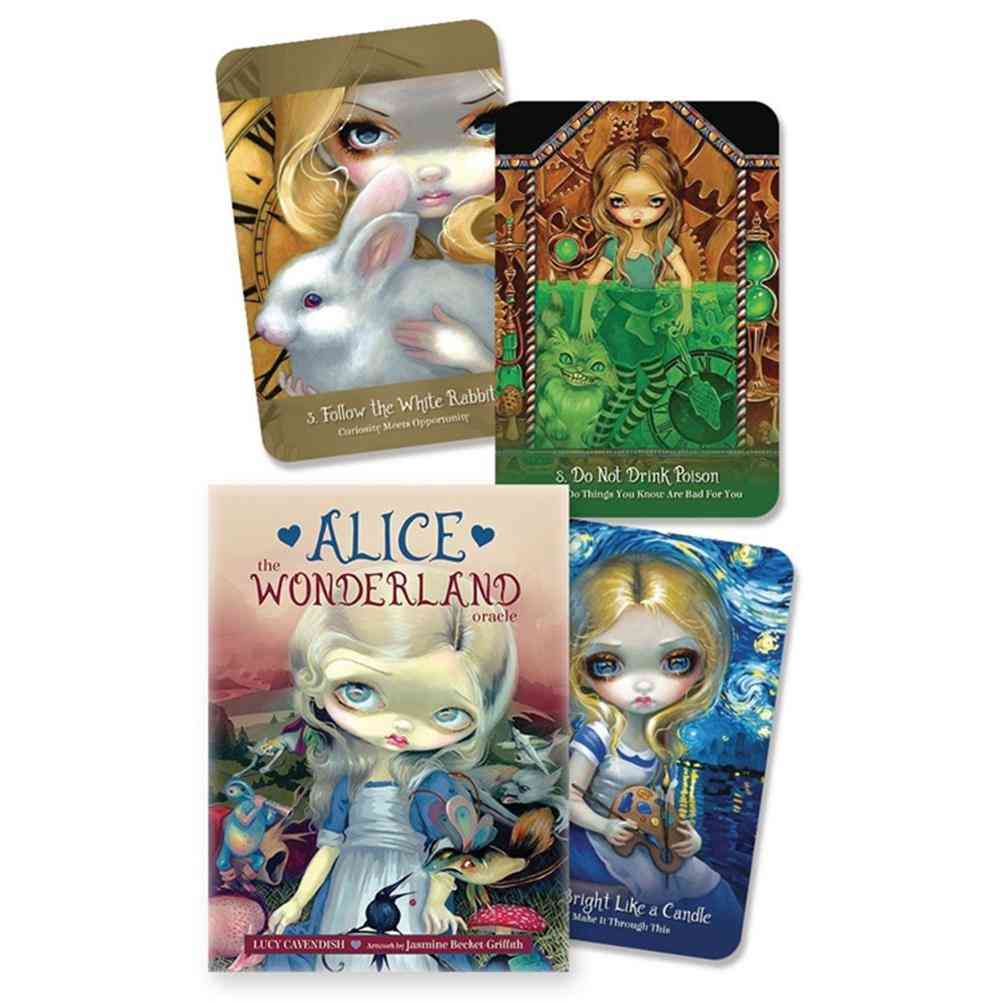 The Wonderland Oracle Tarot Cards For Family Kids Game