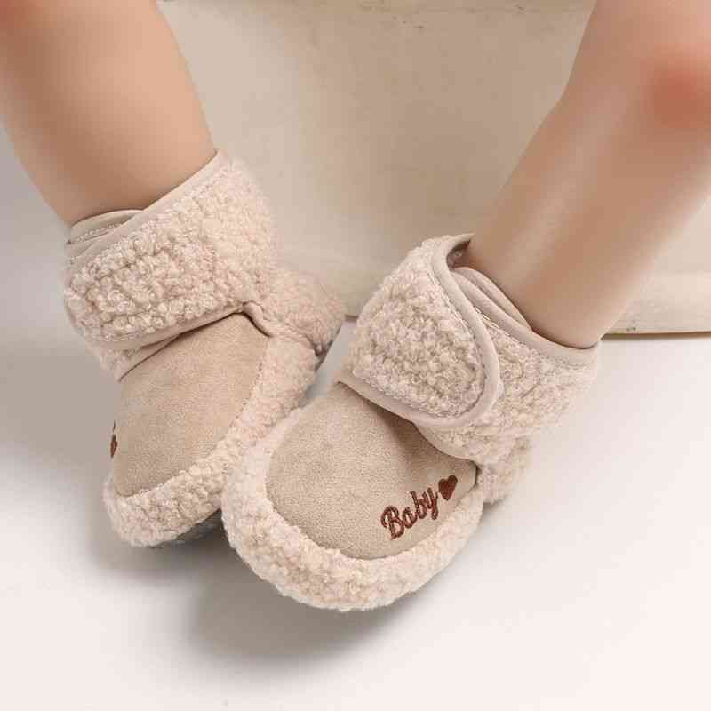 Winter Warm, First Walkers, Cotton Soft Sole, Indoor Shoes For Infant, Baby