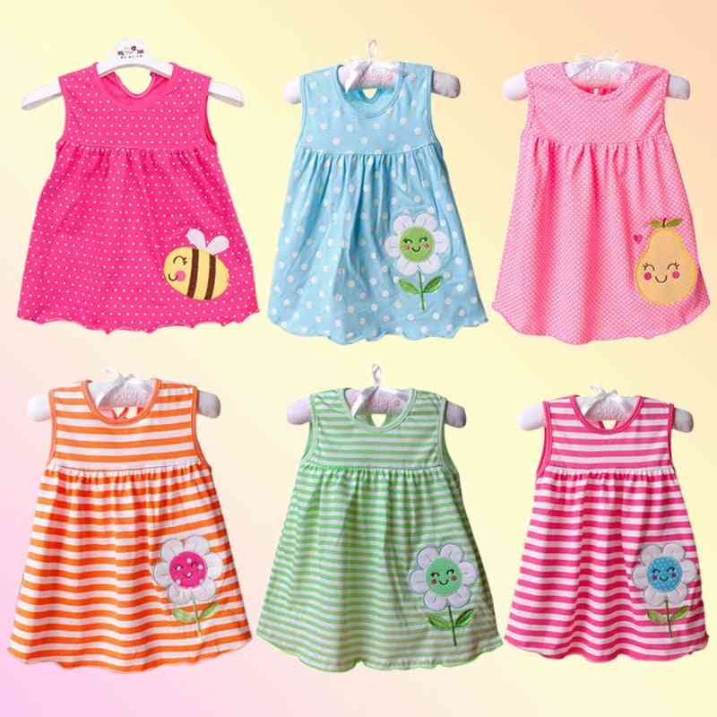 Sommar baby / nya flickor mode infantila klänningar