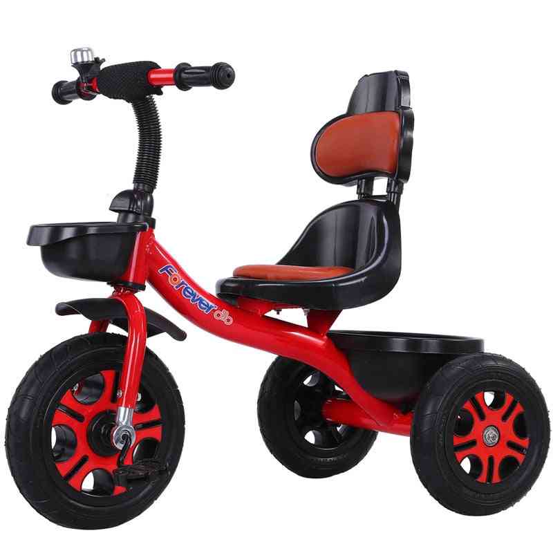 Barns trehjulssykkel 2-6 år gammel babysykkel barnescooter med fotpedal