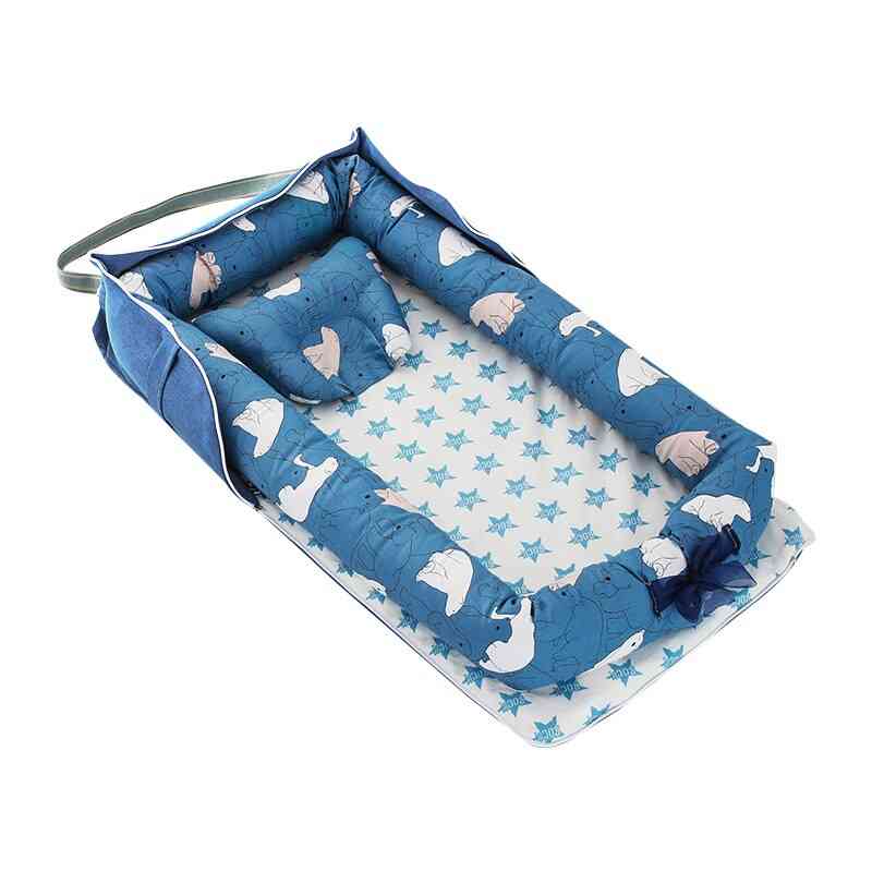 Baby Crib Nest, Infant Bed Cradle Protection Bassinet Bumper Sleeping Blasket