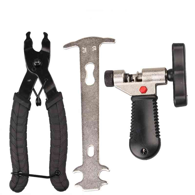 Bicycle Magic Buckle Removal Pliers Chain Installation Clamp Mountain Bike - Dechainer, Cutter & Measuring Ruler