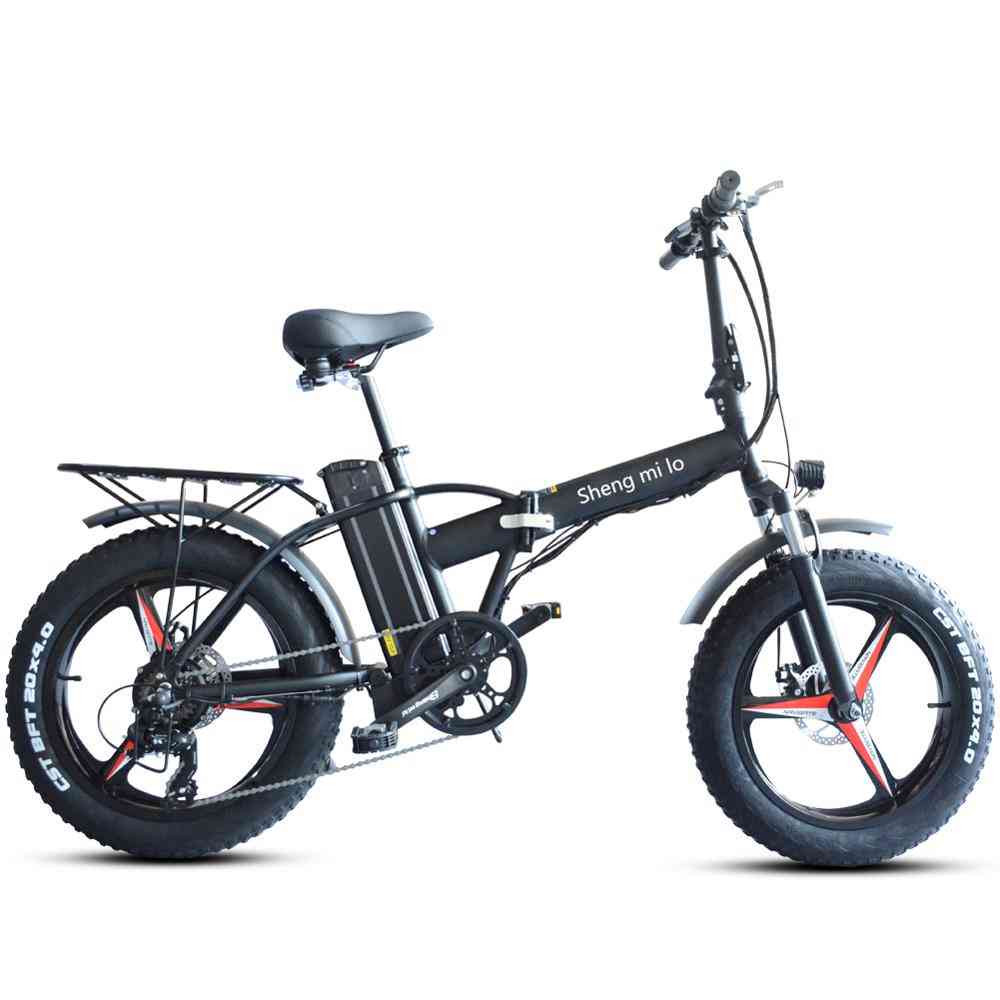 сгъваем електрически велосипед с рамка от алуминиева сплав с литиева батерия
