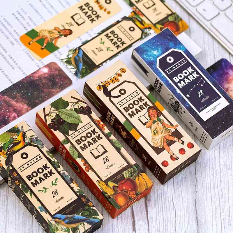 Girl Roaming Space Paper Bookmarks For Books