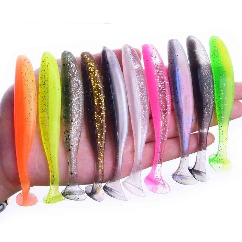 Silicon T Tail Worm-soft And Artificial Bait For Fishing