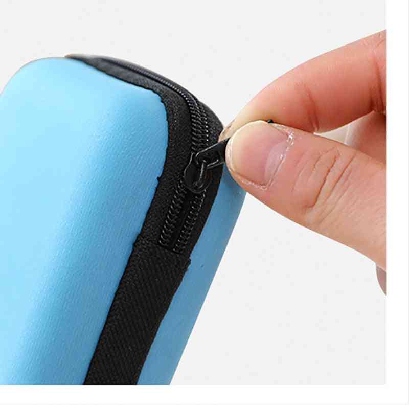 Shock Proof Hard Storage Case For Earphone/usb Cable/pen Drives/memory Cards