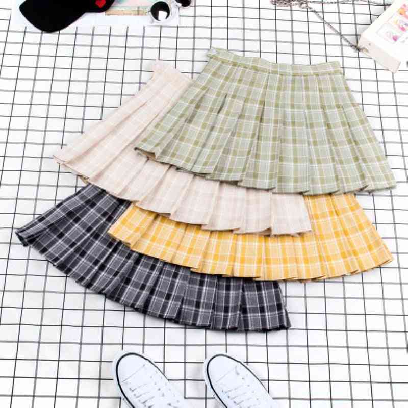 Pleated Pattern Sports Tennis/badminton Skirts
