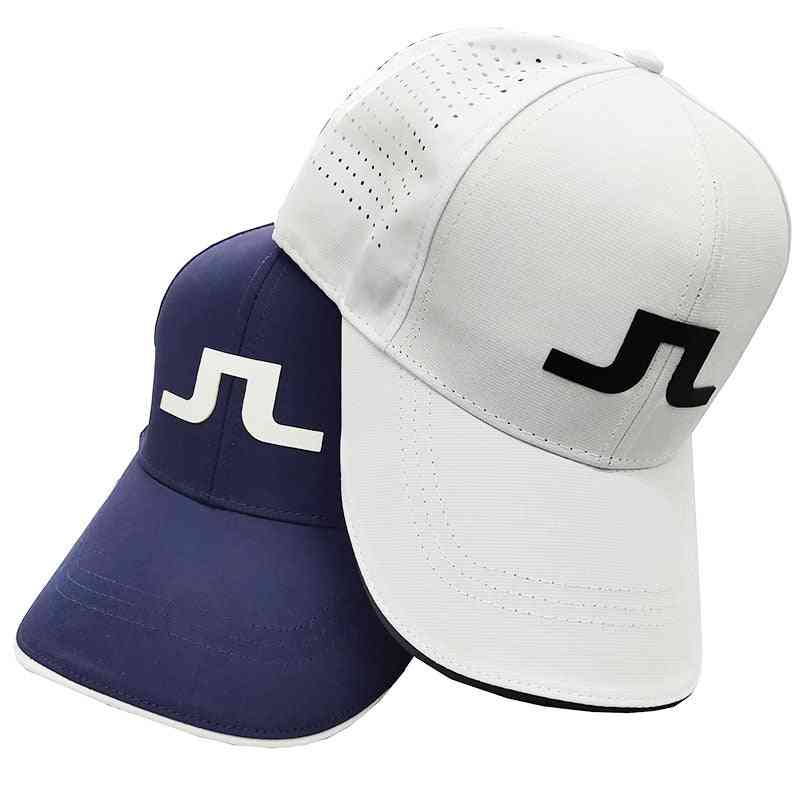 Sombrero de golf ajustable para deportes al aire libre para hombres y mujeres, gorra transpirable con sombrilla de tenis