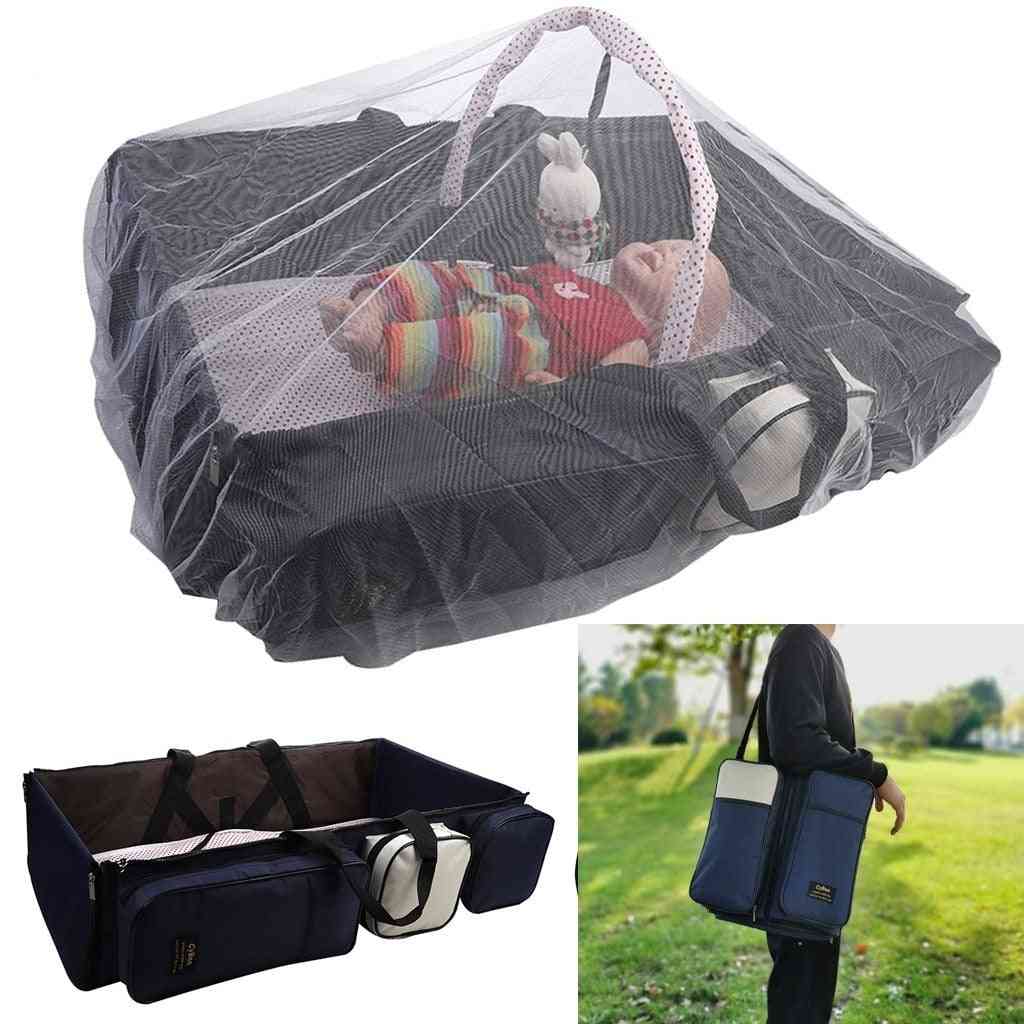 Women Pregnant Maternity Portable Multi-function Travel Bed Cot For Newborn, Mummy Urine Pad Folding Bag