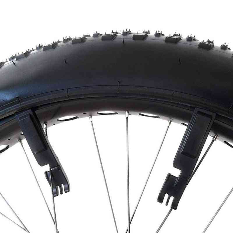 Vyce anello mancante leva della catena della bici strumenti di riparazione intelligente della leva della gomma riparazione fibbia magica strumento di rimozione bicicletta strumento di bicicletta (2 pezzi)