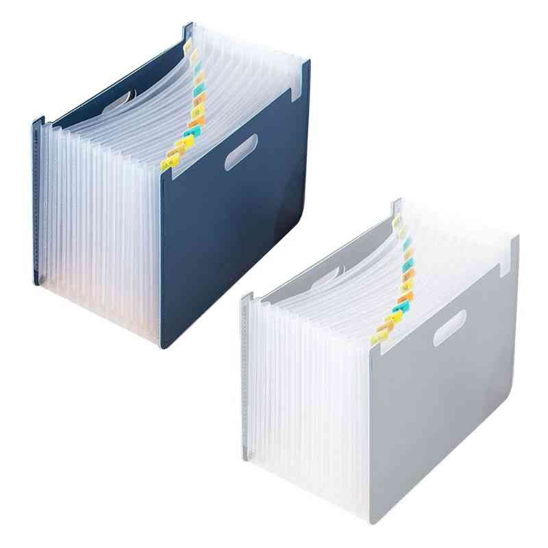 Multi Pockets Expanding File Folder, Organizer Document Paper Storage Holder School Office Stationery