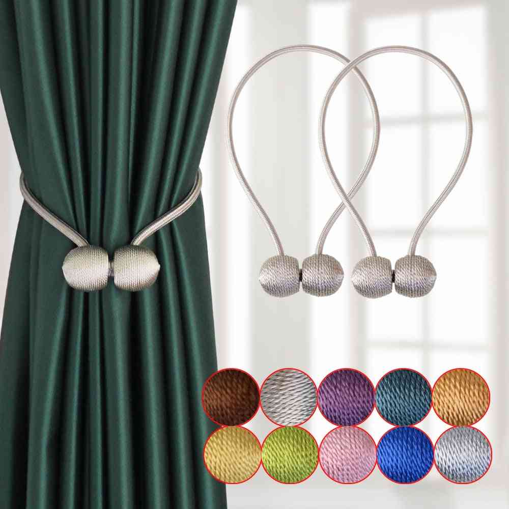 Magnetic Pearl Ball Curtain Tiebacks