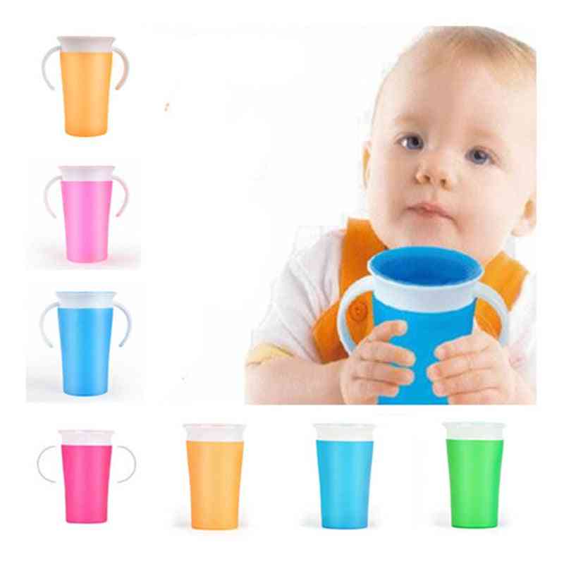 360 Degree Rotated Baby Learning Drinking Cup