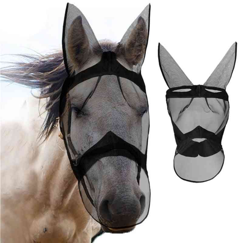 Anti-mosquito Horse Mask-breathable, Comfortand Removable