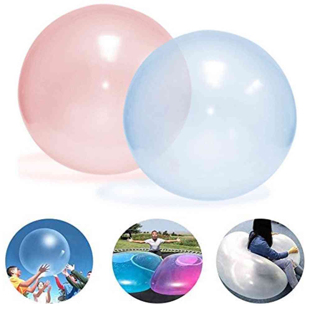 Inflatable Balloon Ball And Plastic Tube For Fun