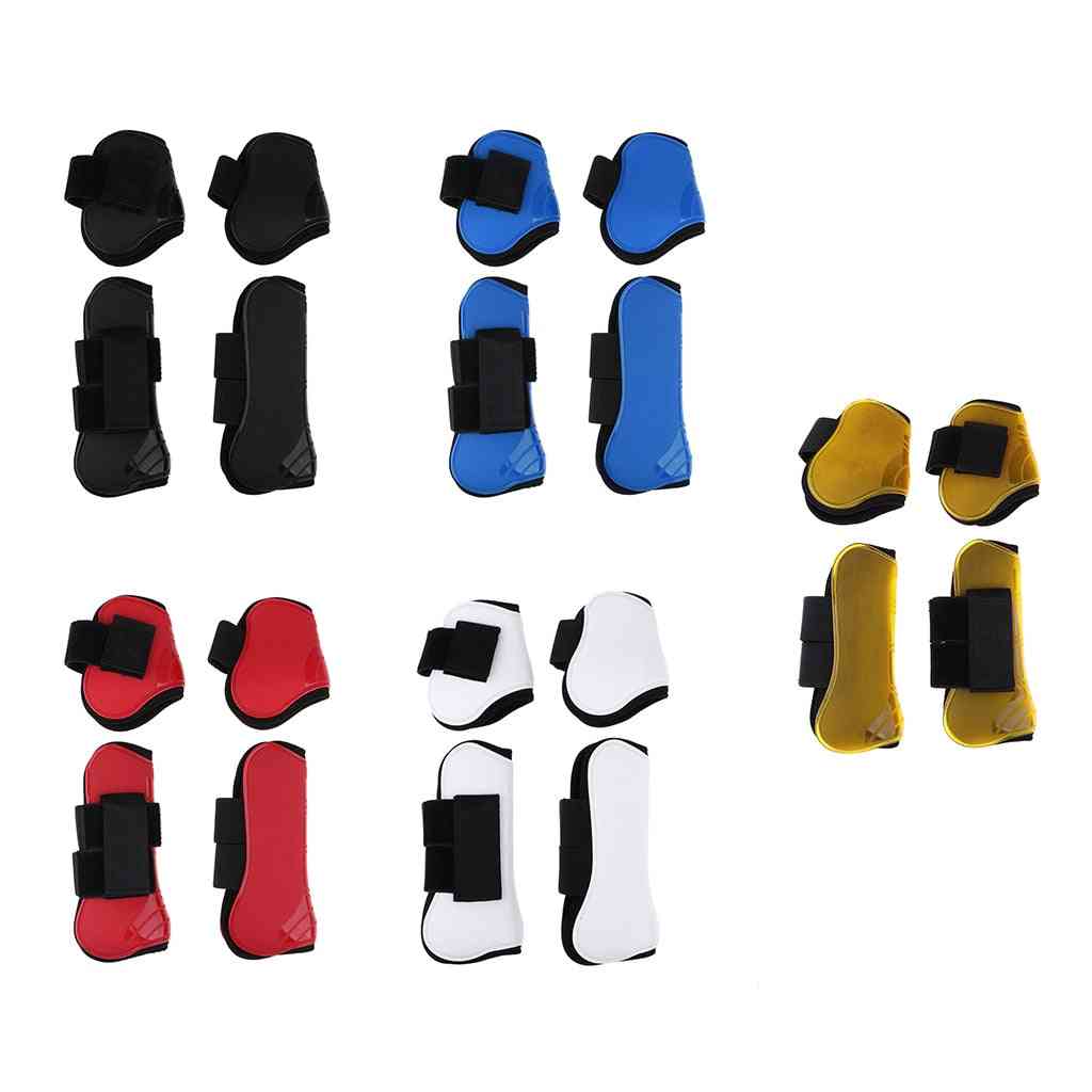 Front And Rear Leg Protection Wrap Boot Set