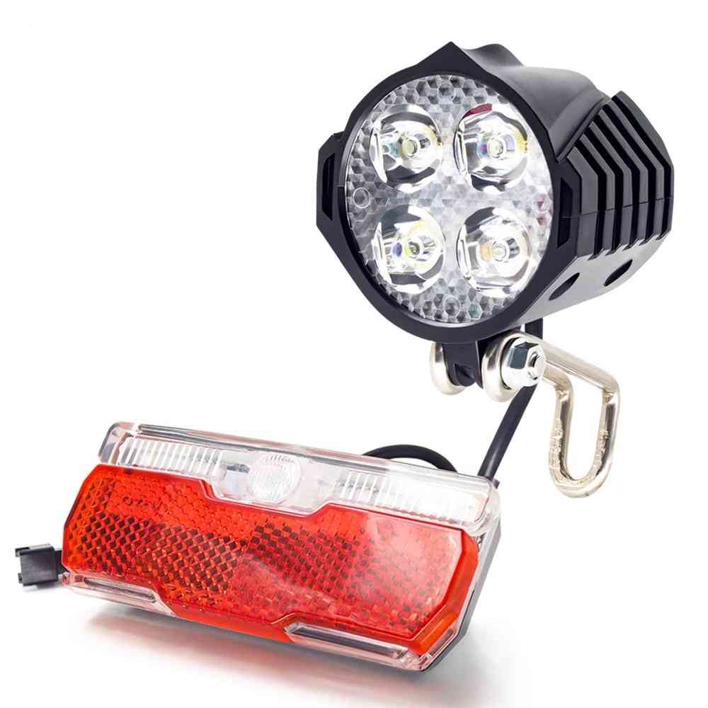 Electric Bike Front And  Rear Light Set With Built-in Speaker